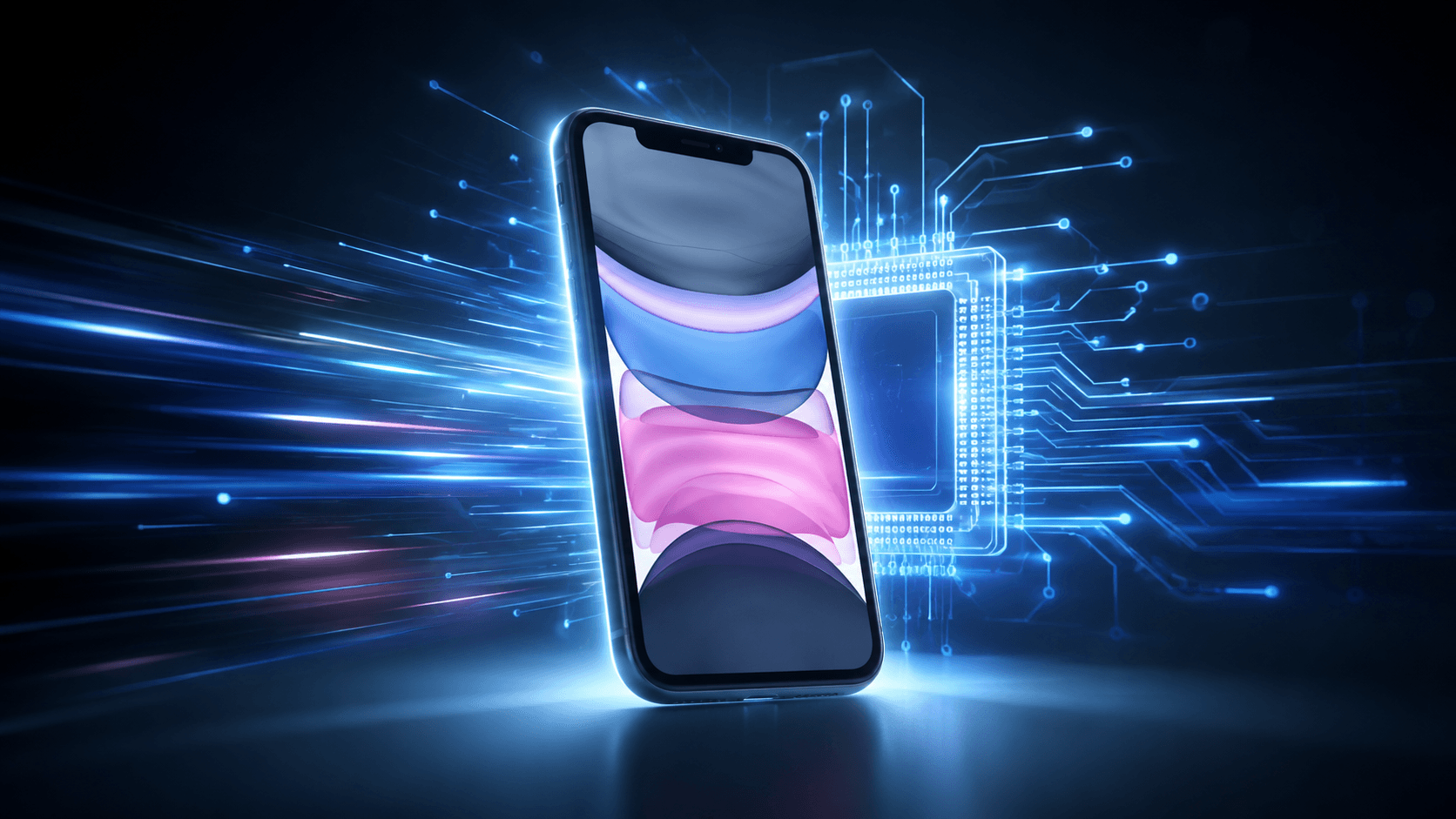 An iPhone illustrating performance