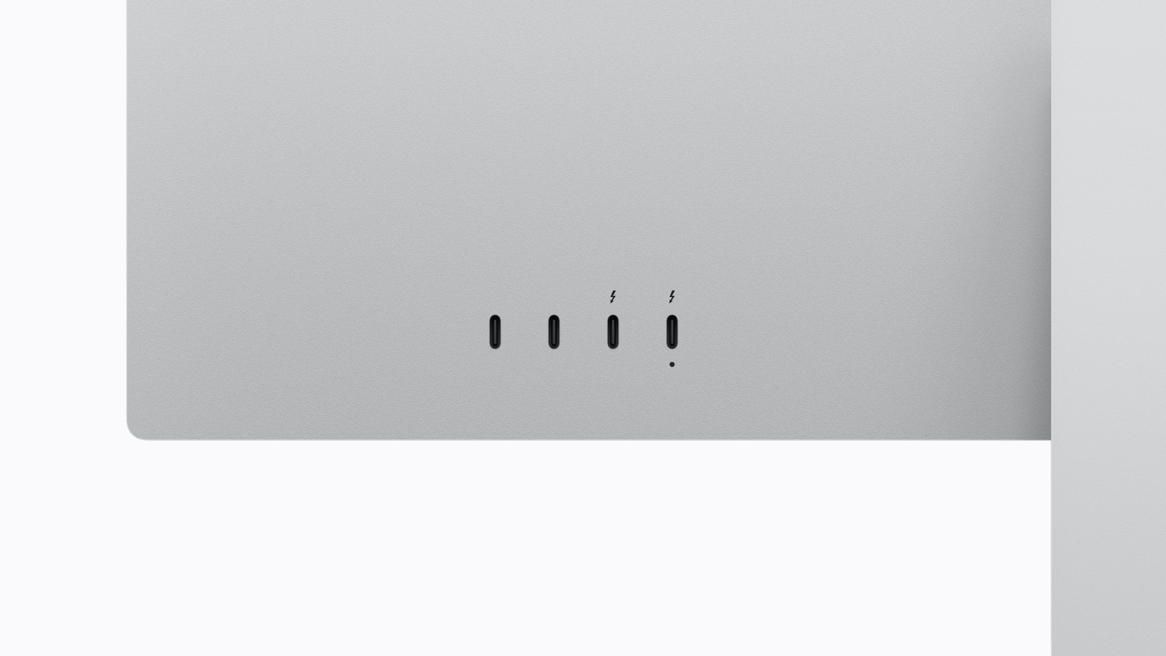 Apple Studio Display XDR tilkoblingsmuligheter.