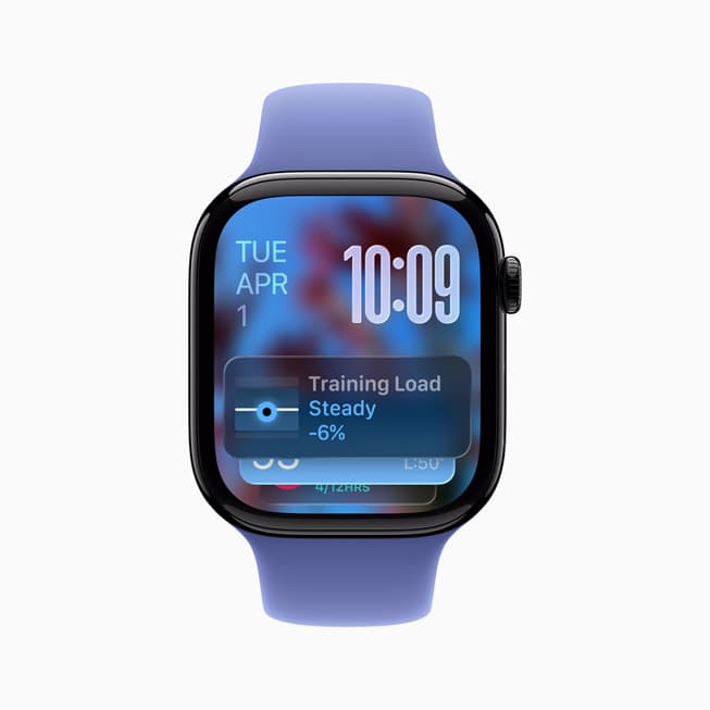 Den smarte stabelen vises på Apple Watch.
