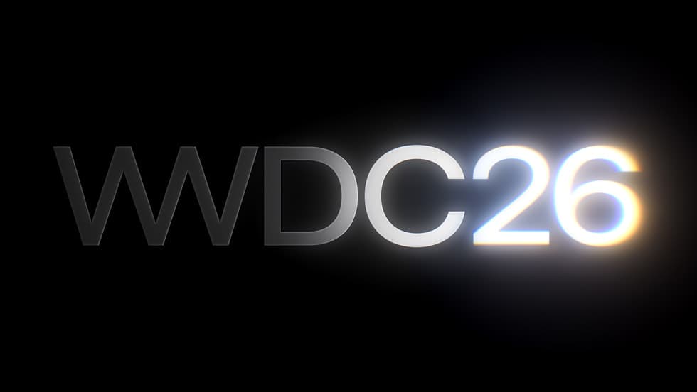 En plakat promoterer Apples Worldwide Developers Conference 2026 (WWDC).